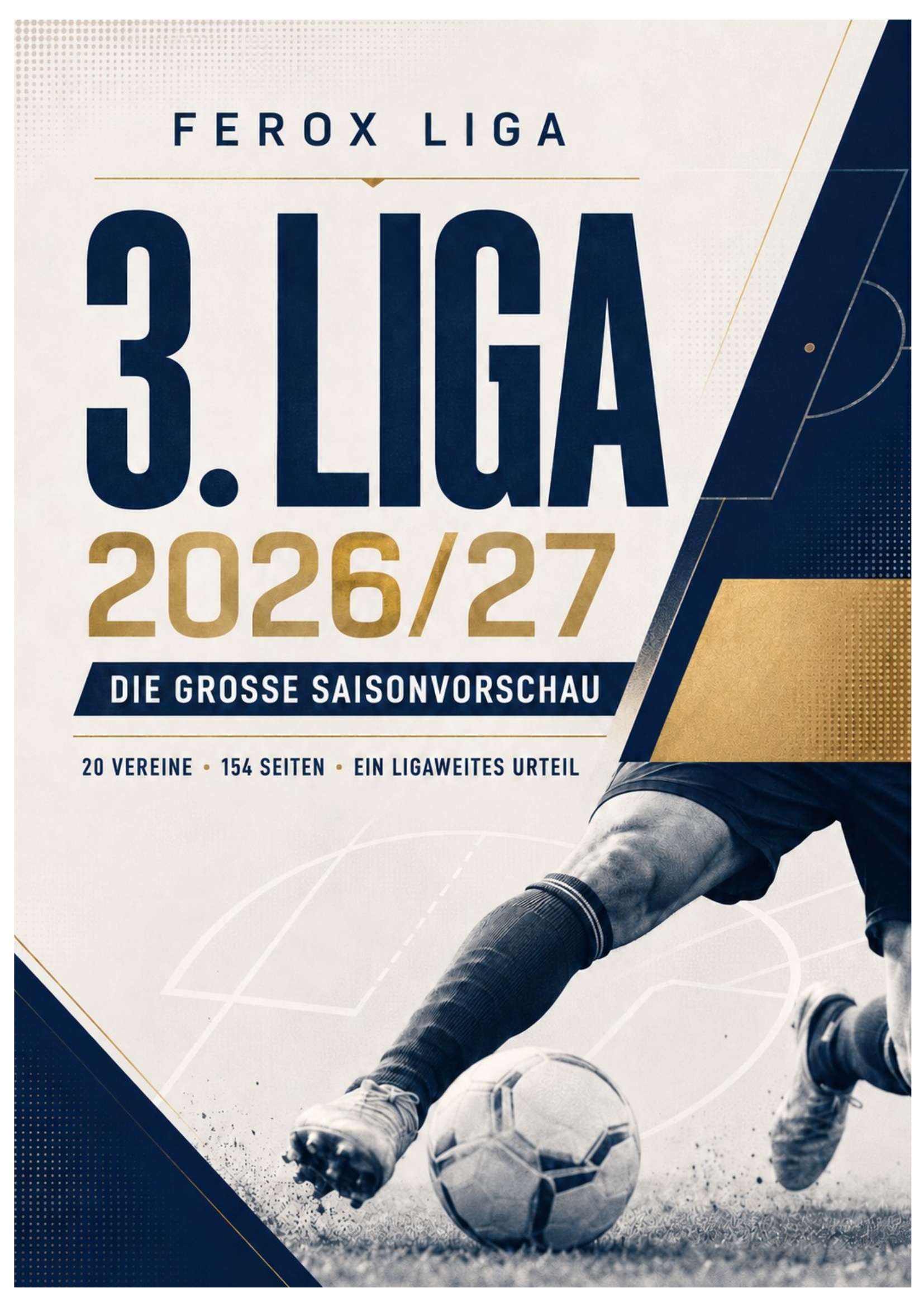 Cover: FEROX LIGA 3. Liga 2026/27 - Die große Saisonvorschau